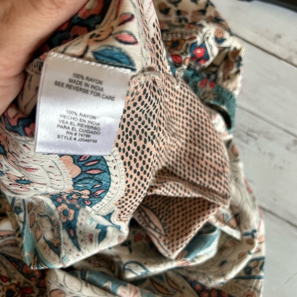 Patrons Of Peace Womens Medium Pull on Floral Maxi Skirt Style "Tide pool" Boho - Picture 9 of 12